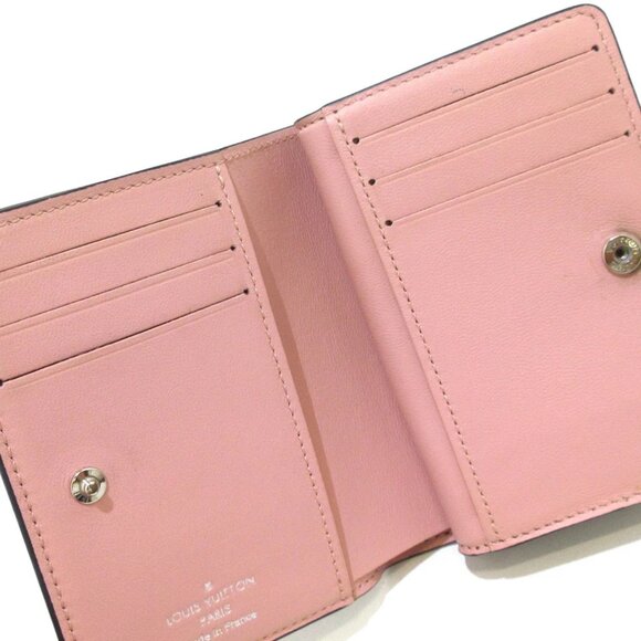 LOUIS VUITTON Portefeuille Clare Black Pink Cream Mahina - 684-081825 - Picture 9 of 11